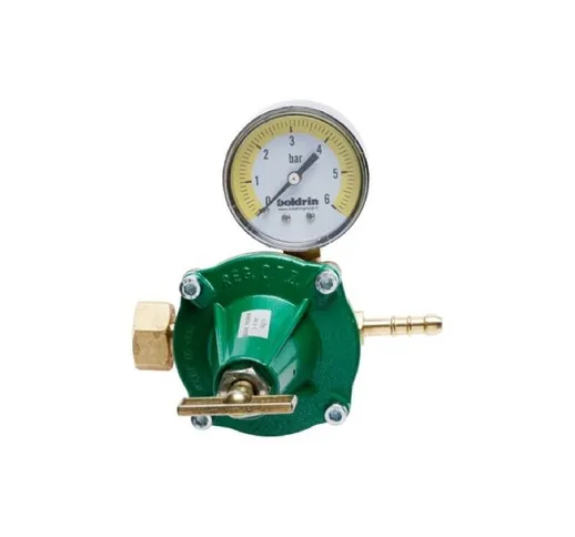 Regolatore Gpl alta pressione regolabile 14 KG/H con portagomma e manometro