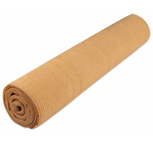 Rete ombreggiante Ultra telo Ombra 99% frangivista H 200cm x50 mt 300gr Beige 