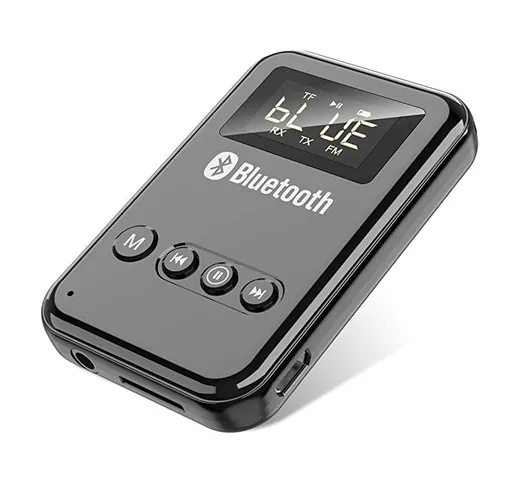 Ricetrasmettitore Bluetooth, adattatore audio Bluetooth 5.0 3 in 1, supporto per schede TF...