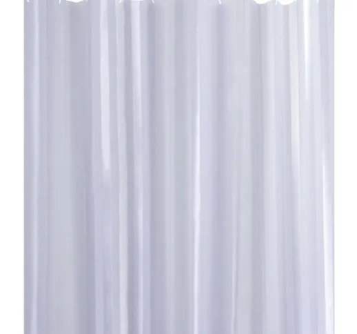 RIDDER Tenda da Doccia Satin White 180 x 200 cm - Bianco
