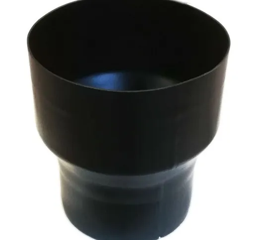 Aflex - Riduzione nera per stufa a legna, diametro f 200 - m 150 mm