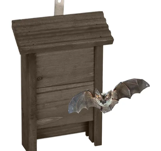 Rifugio per Pipistrelli, Nido Casetta per Pipistrellini, Bat Box, hlp: 29x18x6 cm, da Giar...