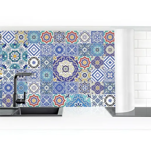 Rivestimento cucina - Backsplash - Elaborate Portuguese Tiles Dimensione HxL: 80cm x 400cm...