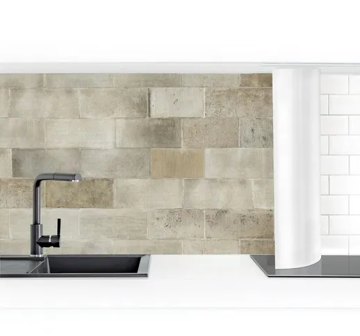 Rivestimento cucina - Brick Concrete Wall Dimensione HxL: 60cm x 250cm Materiale: Magnetic...
