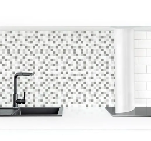 Micasia - Rivestimento cucina - Mosaic Tiles Winter Set Dimensione HxL: 60cm x 400cm Mater...