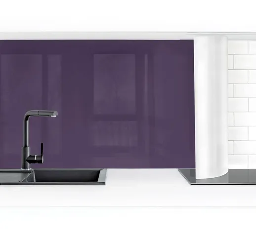 Rivestimento cucina - Red Violet Dimensione H×L: 80cm x 100cm Materiale: Premium
