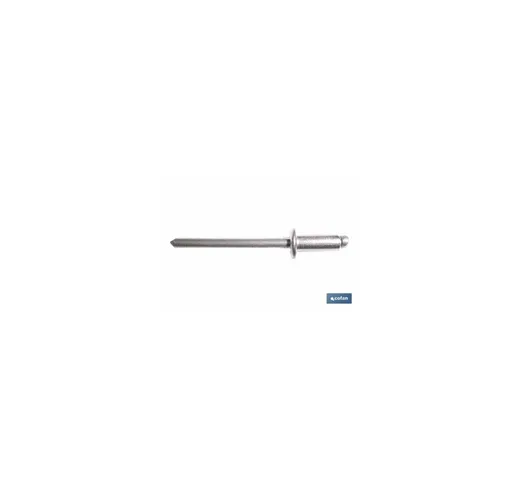 Remaches acero inox a-2 4.8 x 10 mm