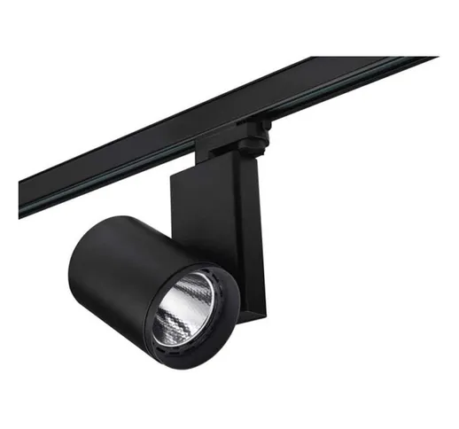 LedsC4 Proiettori Mach3 Medium 25.9W Bianco Caldo - 3000K Cri 90 On-Off Nero 1645Lm