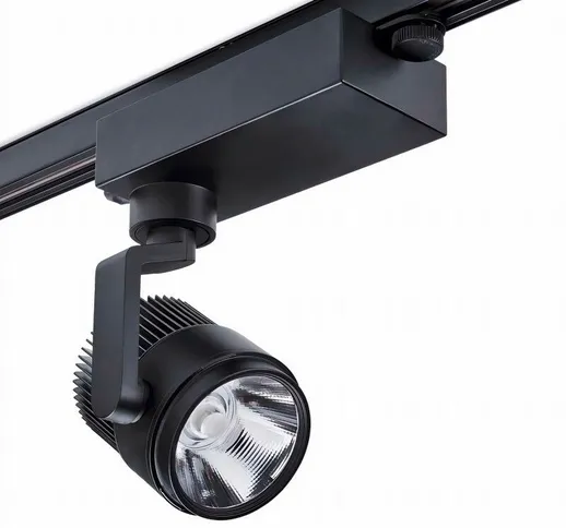 Leds-c4 - LedsC4 Proiettori Action Standard 38.6W Bianco Caldo - 3000K Cri 90 On-Off Nero...