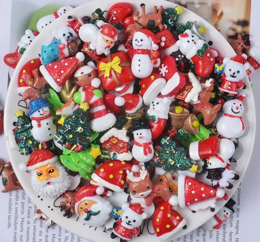 Borsa per benedizione natalizia in resina mista Accessori fai da te (10 pezzi)