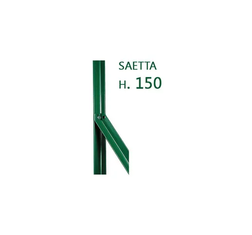 Saetta Di Sostegno A L H 150 Cm 25X25X3 Mm Plastificata Per Paletti In Ferro A T Da H 175...