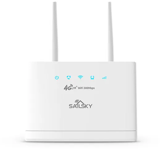 Tancyco - Sailsky XM311 4G lte Router WiFi 300Mbps Router Wireless ad Alta velocità con Sl...