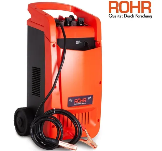 Röhr - Caricabatteria per Auto rohr DFC-650P Batterie 100A 12V / 24V Riparazione Auto per...