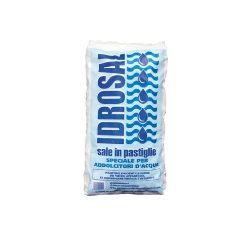 Sale marino essicato per addolcitori acqua filtro depuratori casa piscina Sacco 25 Kg