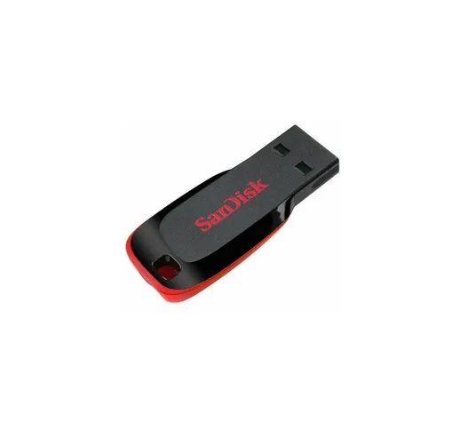  Cruzer Blade 64GB USB 2.0 Nero, Rosso USB flash drive