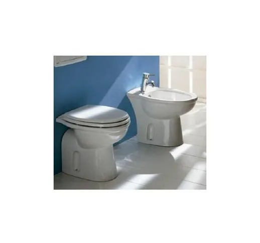 Sanitari filomuro karla rak ceramics - Kit standard Karla (Bidet, vaso scarico pavimento,...