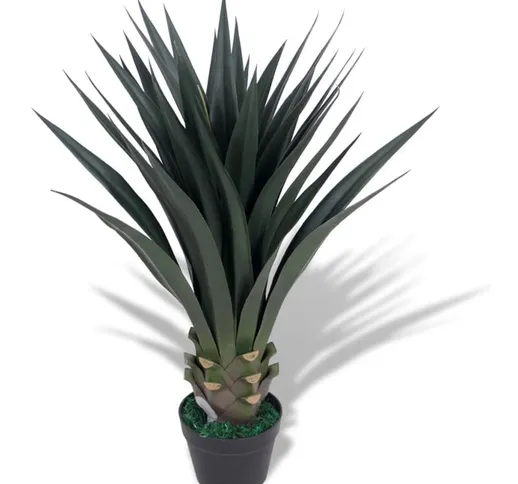 Vidaxl - Yucca Pianta Artificiale con Vaso 90 cm Verde