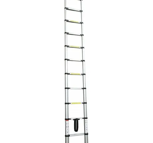 Scala telescopica 10 gradini aperta altezza max 3,20 mt portata max.150 kg - Garden Friend