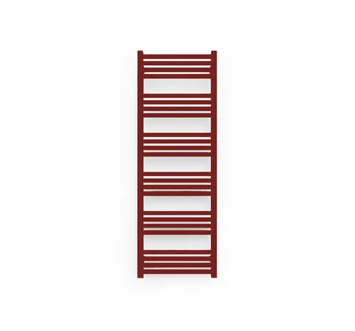 Scaldasalviette elettrico rosso marrone di 1860mm di altezza e 680mm di larghezza - FIO186...