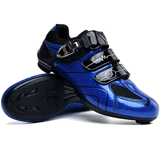 Scarpe da ciclismo da uomo professionali Scarpe da spinning Scarpe da bici con pedale di b...