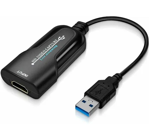 Litzee - Scheda di acquisizione - HDMI a USB 3.0 Schede di acquisizione audio-video HD 108...
