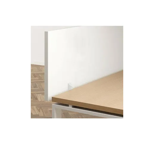 Schermo in legno con supporti L-shape Dimensione 180 cm | Bianco