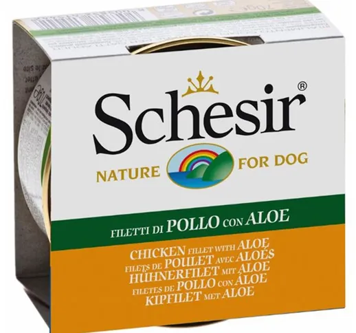 Filetti di Pollo con Aloe in gelatina 150 g per cani: 36 lattine x 150 g - 