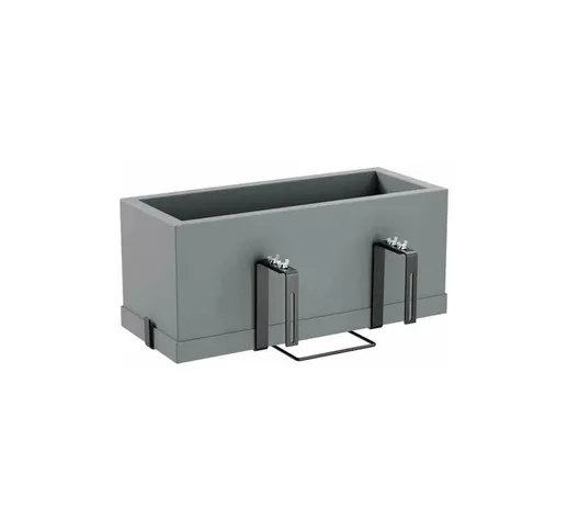 Vaso Kit Schio Cassa Essential da giardino e balcone per fiori e piante -Beton