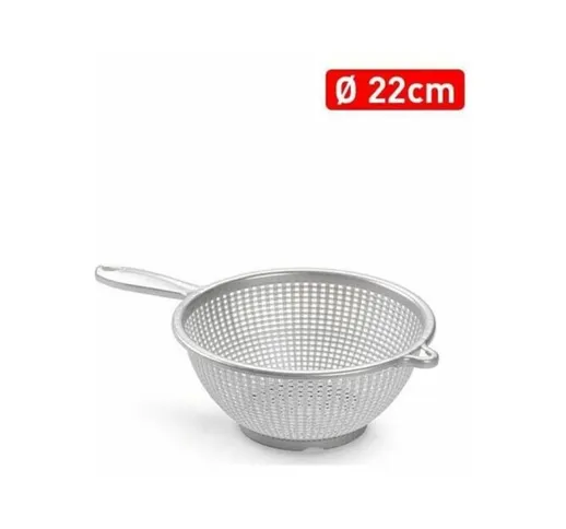 Scolapasta Colino Setaccio Rotondo In Plastica Diametro 22 Cm Con Manico Cucina