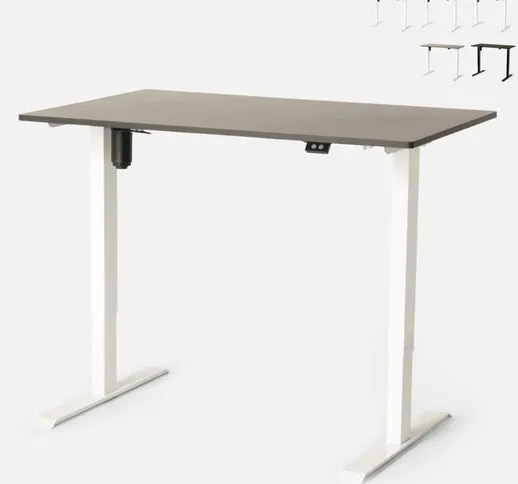 Scrivania altezza regolabile elettrica design per ufficio e studio Standwalk 120x60 | Colo...