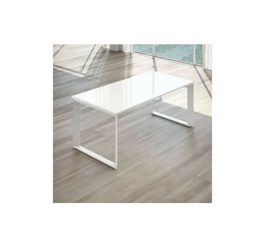 Joyshop - Scrivania direzionale Twist - Dimensione 180 cm - Finitura Struttura Bianco | To...