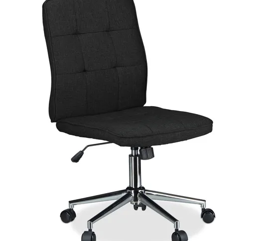 Relaxdays - Sedia da Ufficio, Altezza Regolabile Girevole Ergonomica Comoda Carico 120 kg...