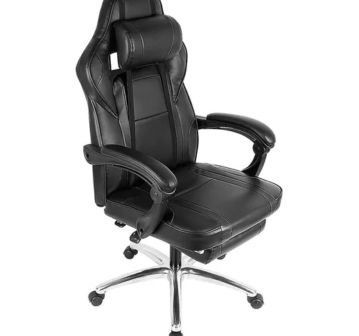 Sedia Gaming Sedia da Gioco Regolabile Ergonomica Sedia da Ufficio Poltrona Girevole Sedia...