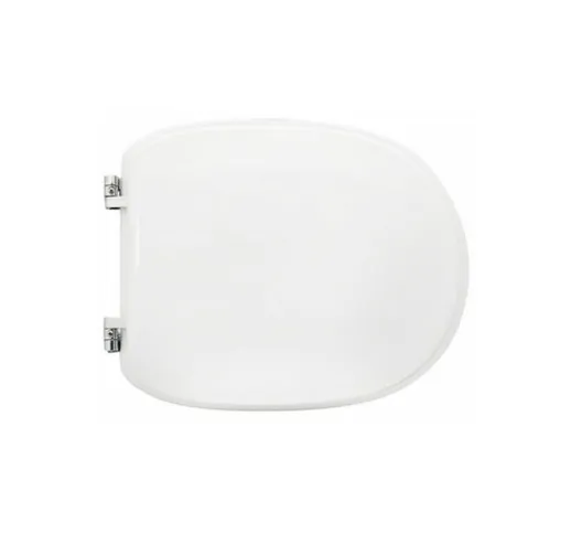 Sedile wc per catalano vaso 6L forma 6 Bianco - Cerniere c espansione