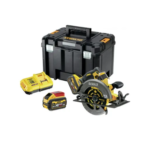 Sega circolare 2.0 XR FLEXVOLT 54V 2Ah agli ioni di litio Brushless DEWALT - 190 mm - 2 ba...