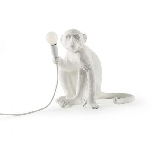 Monkey lamp lampada da terra in resina altezza 32 cm  14882