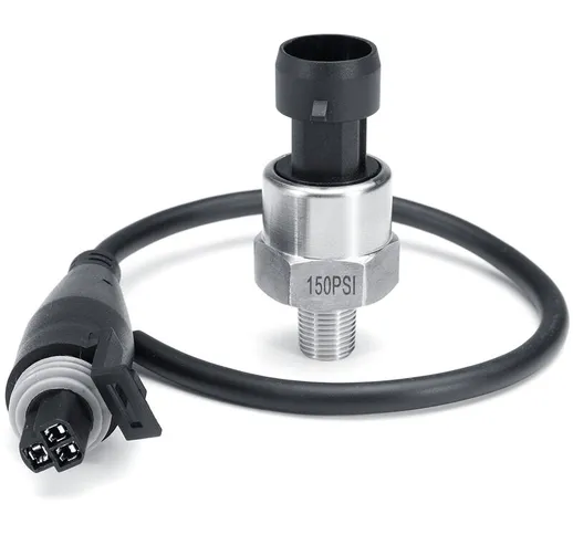 Drillpro - Sensore mittente trasduttore di pressione 1 / 8NPT 5V per gas di petrolio combu...