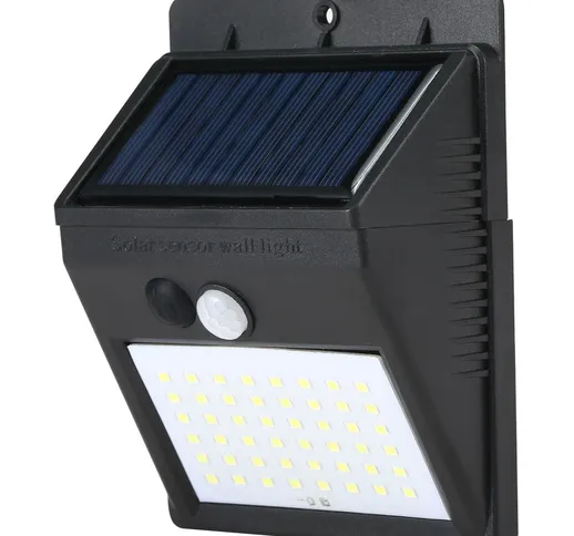 Asupermall - Sensore solare del corpo umano Split Light IP65 One Light Mode 48LED