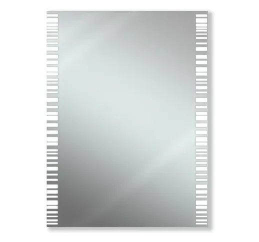 Serena - specchio rettangolare retroilluminato led ip44, dimensioni 50 x 70 cm