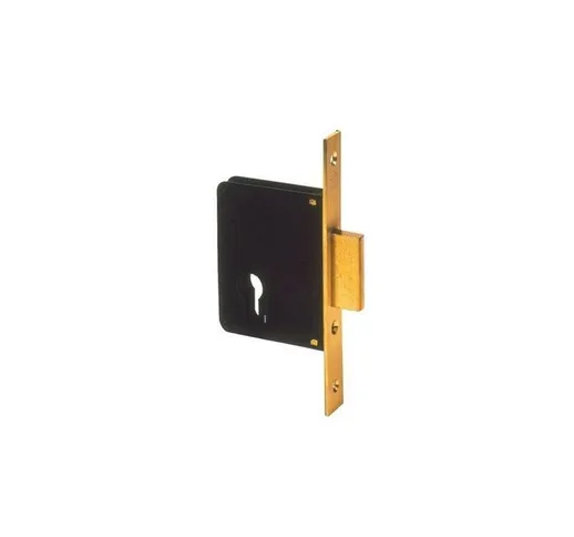 Cisa - serratura legno infilare 52310 b.quadro ottonato f.mm 22 f.sagom M2 e.mm 40 8015345...