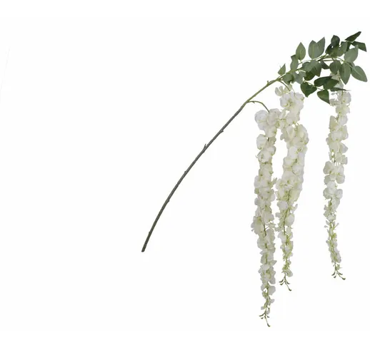 Giordanoshop - Set 3 Rami Artificiali Glicine Lungo composto da 3 fiori h 150 cm