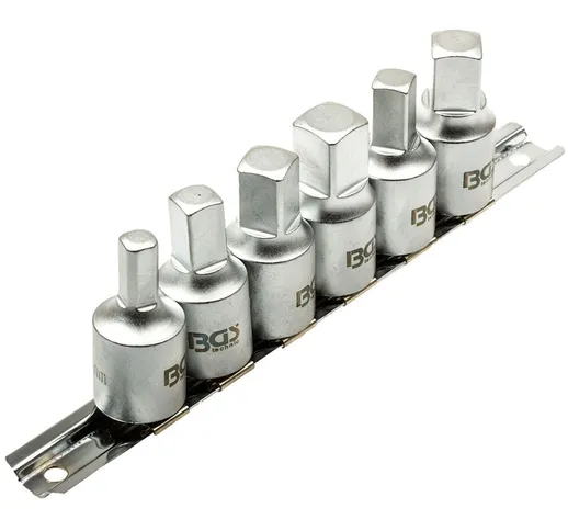 Led Leds - Set chiavi bussola per tappi scarico coppa olio 8 10 12 14 mm 1/2 3/8 quadra