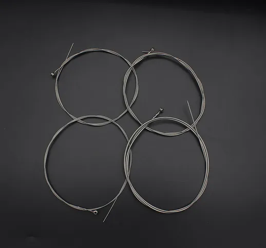 Set di corde per basso elettrico 4 pezzi Accessorio in acciaio nichelato .045-.090