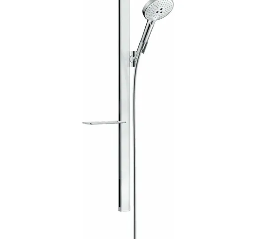 Set doccia Raindance Select S 120 3 getti EcoSmart con asta doccia 90 cm e portasapone, 27...