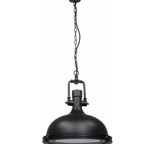Steinhauer - Lampada a sospensione industriale nera lampada da sala da pranzo lampada a so...
