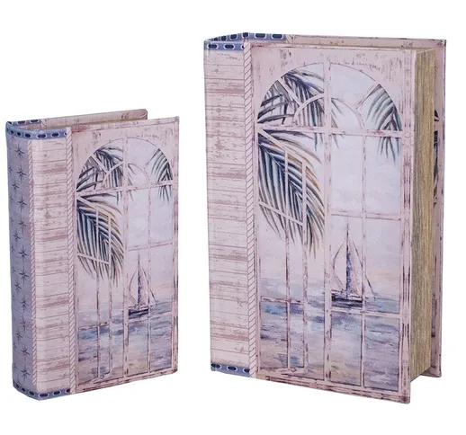 Signes Grimalt - Decorazione di scatole di libri Libro libro 2 unità board biewy 18x27x7cm...