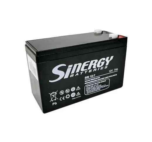 Batteria sinergy agm 12V 7AH