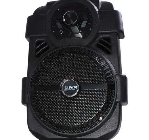 Sistema musicale Bluetooth Karaoke Stereo Hifi Party System 250 Watt usb sd MP3 Radio fm 2...