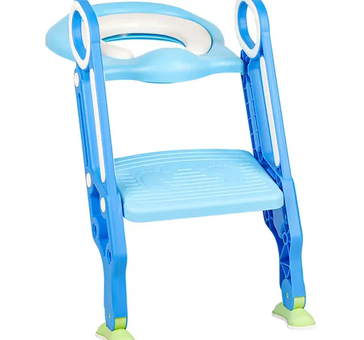 Skecten - Riduttore per wc per bambini con scaletta, sedile per wc per bambini per vasino...