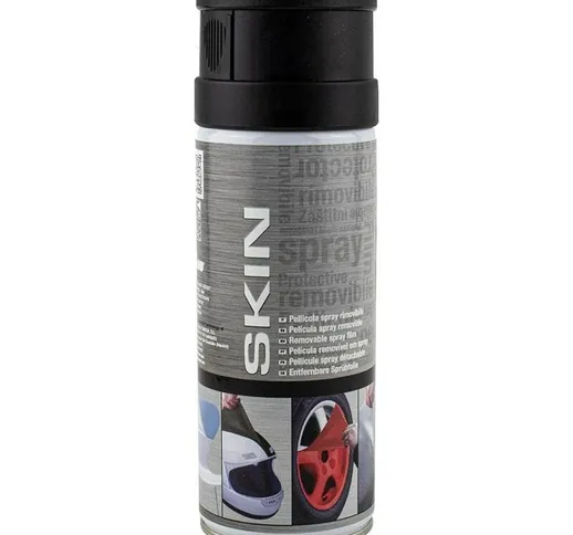 Skin wmd spray bomboletta pellicola removibile nero opaco auto moto 400ml
